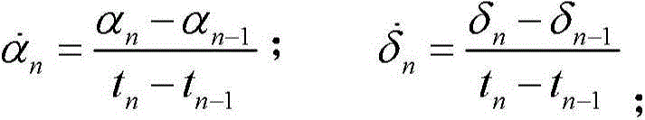 Asteroid orbit identifying method based on observation angle data