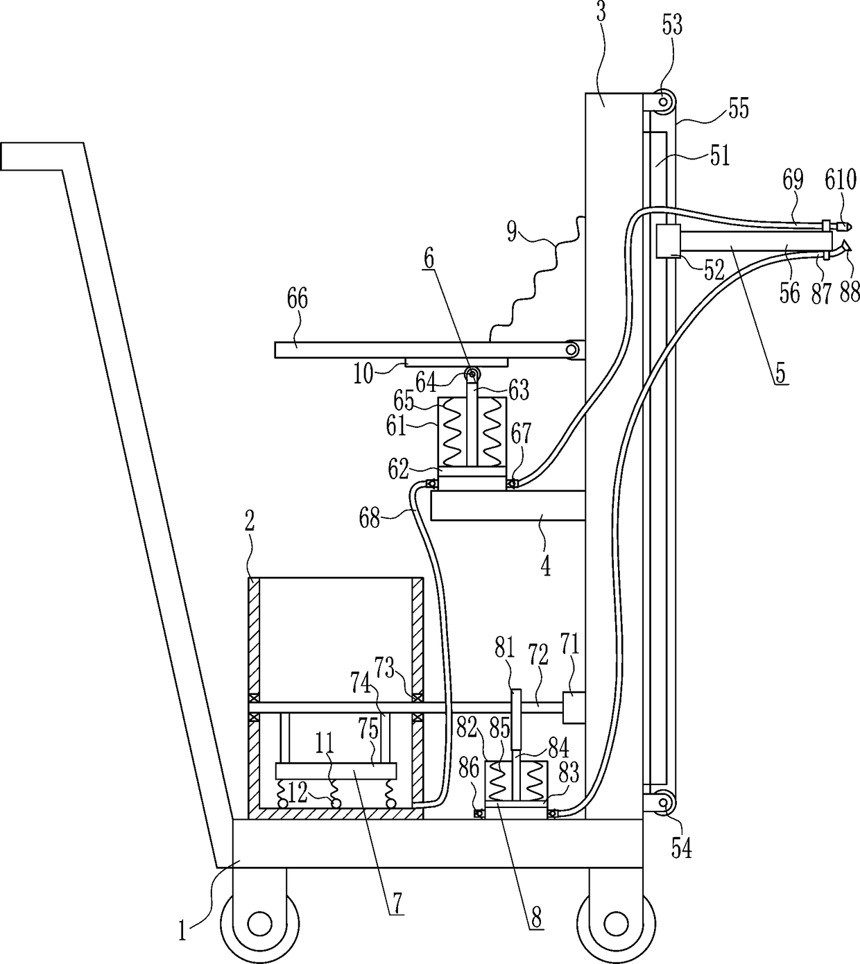 Wall face line drawer for tunnel construction