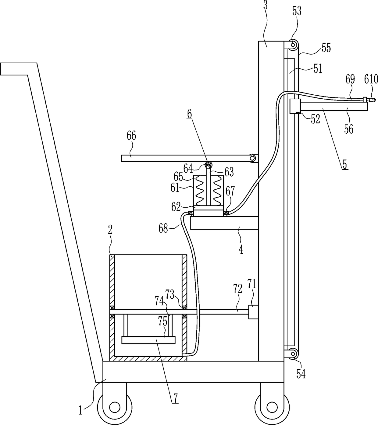 Wall face line drawer for tunnel construction