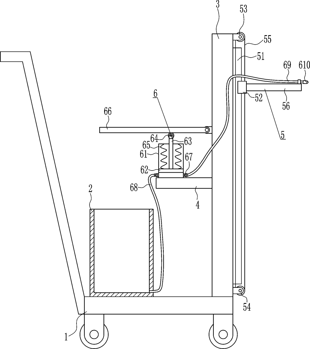 Wall face line drawer for tunnel construction