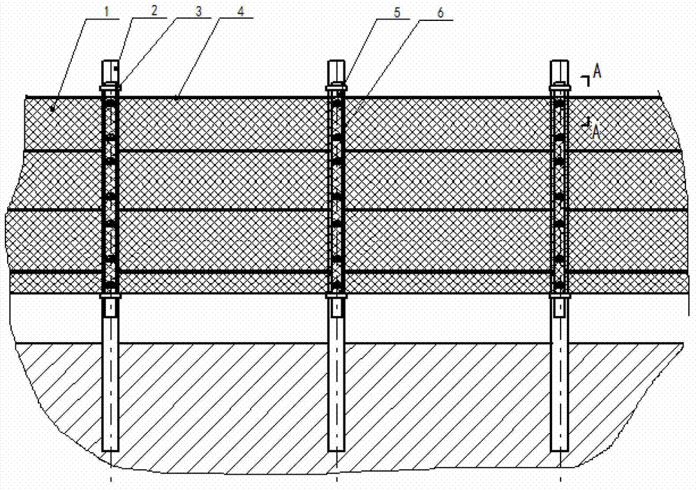 A kind of windproof net