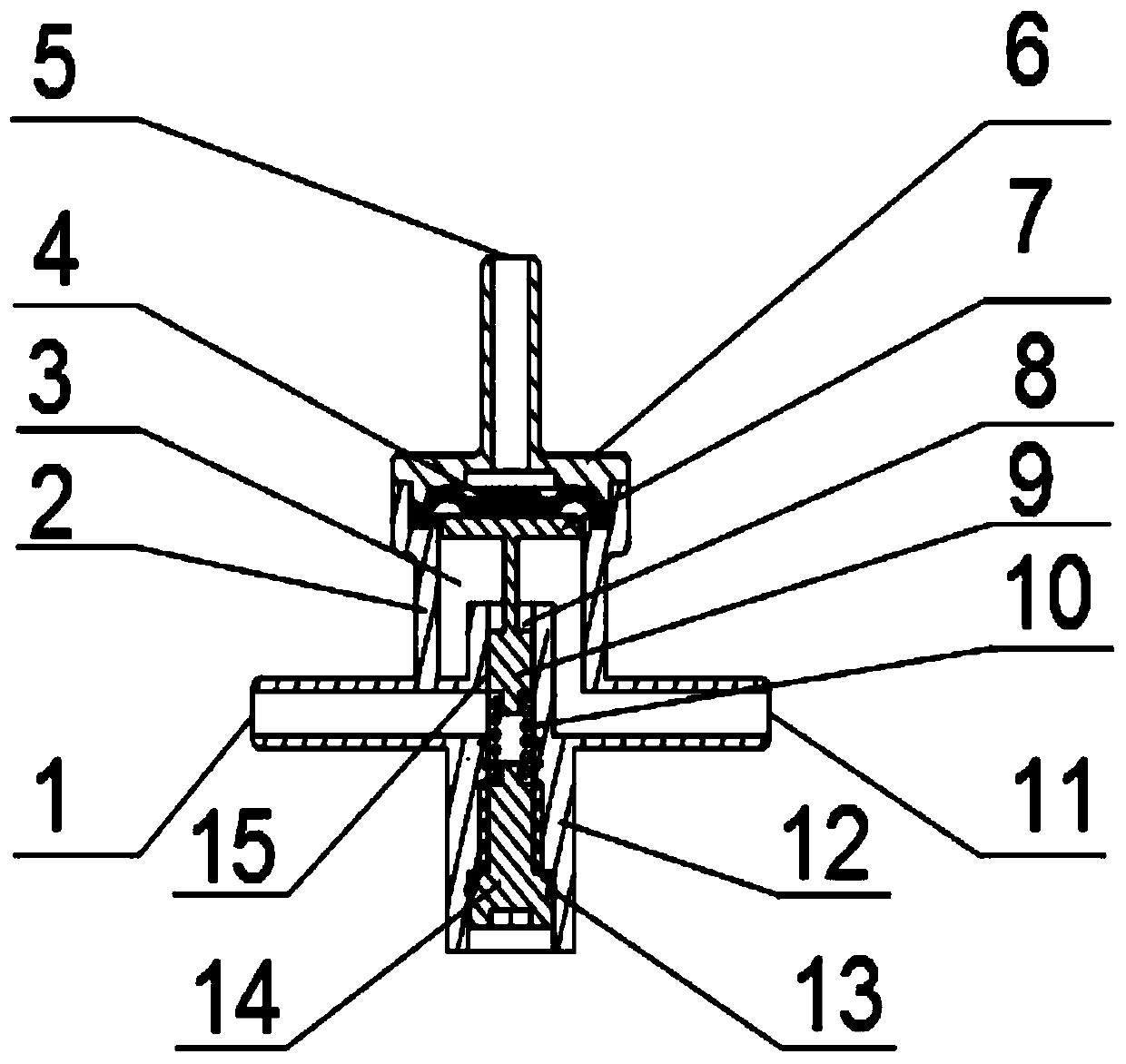 Water purifier system with flush valve