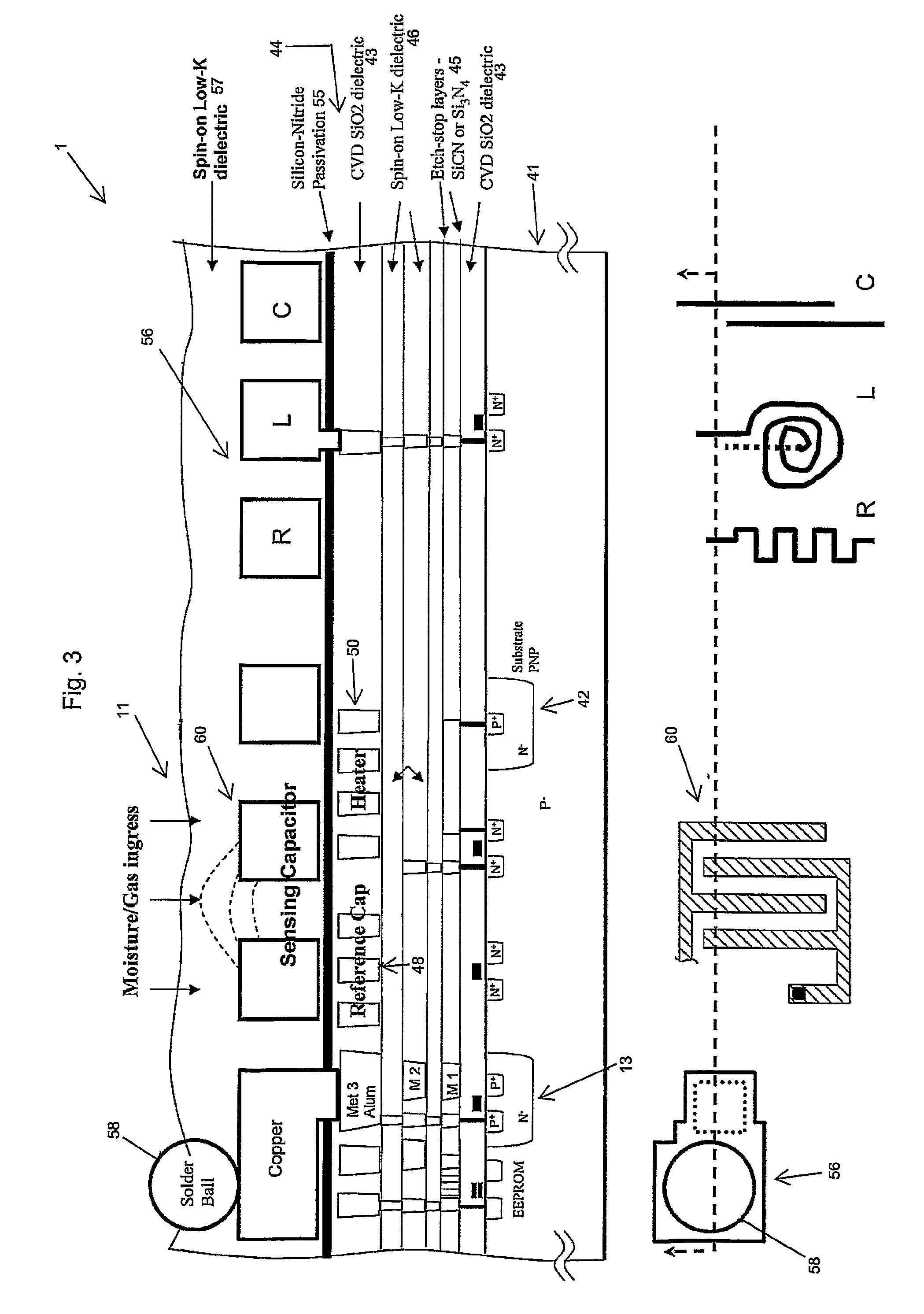 Integrated electronic sensor