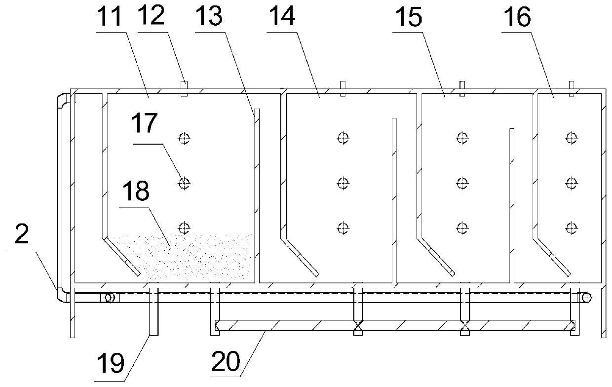 An integrated device for aquaculture wastewater treatment and its application