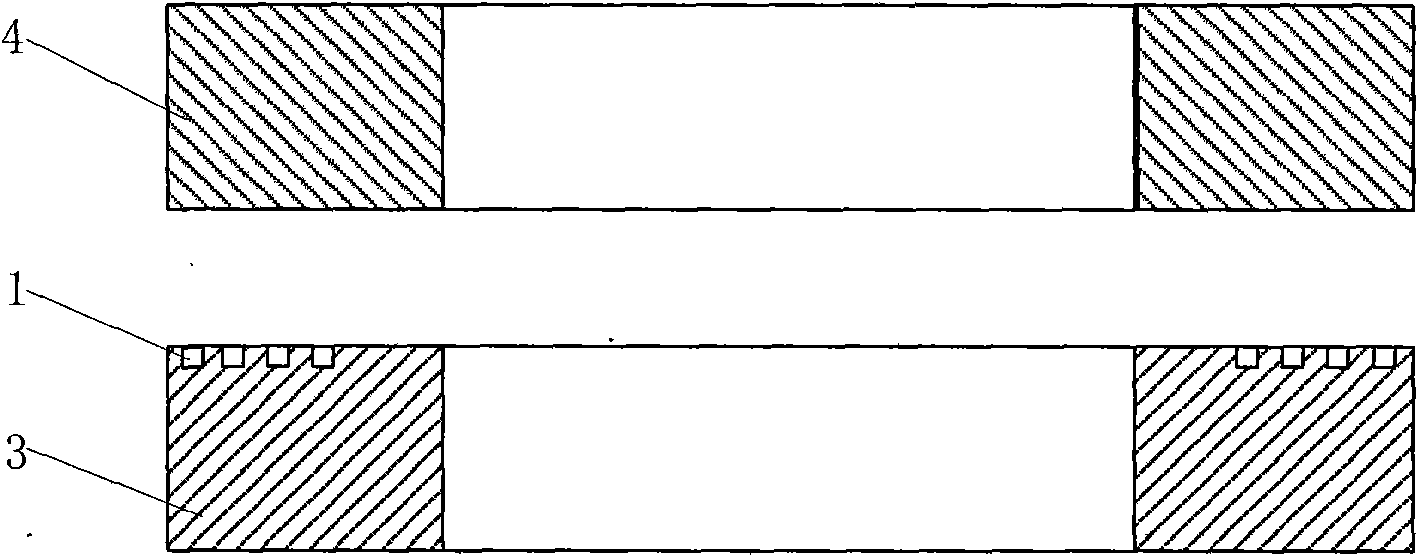 Tilting directional microporous end surface mechanical sealing structure