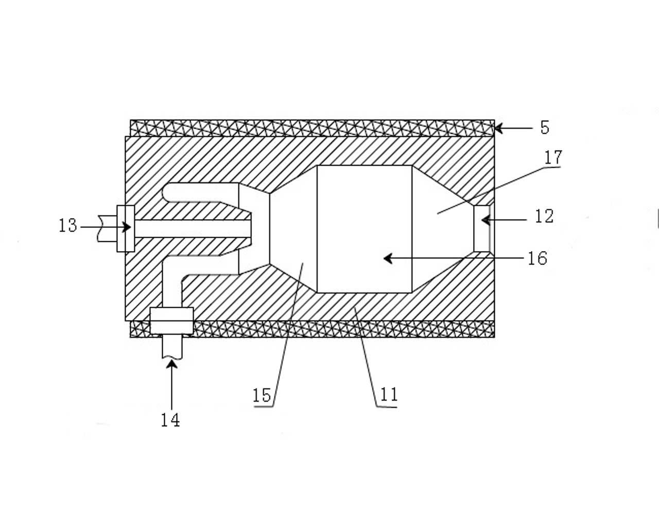 Cold aerosol fire extinguishing device