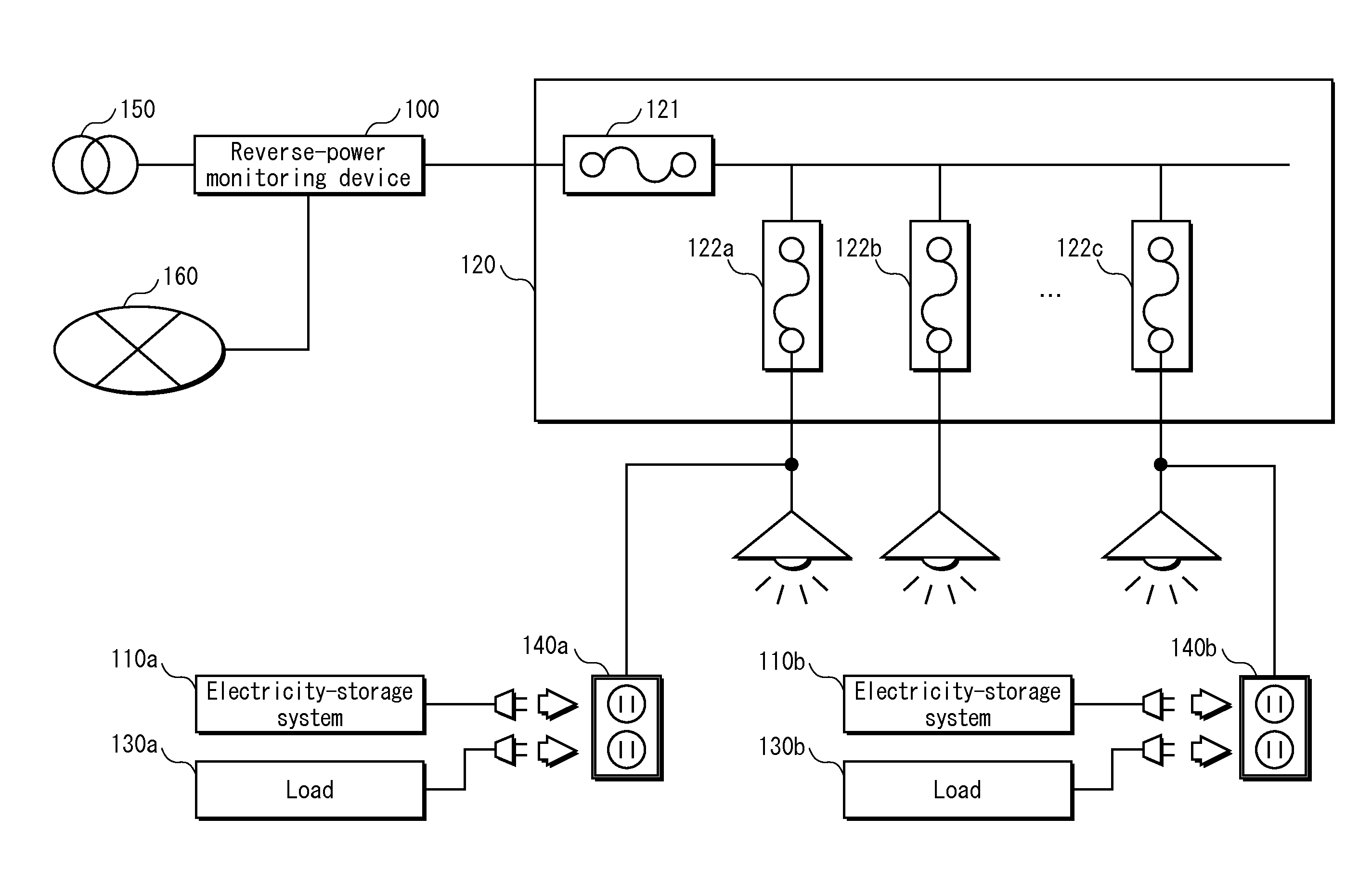 Electricity-storage system, monitoring device, and power control system