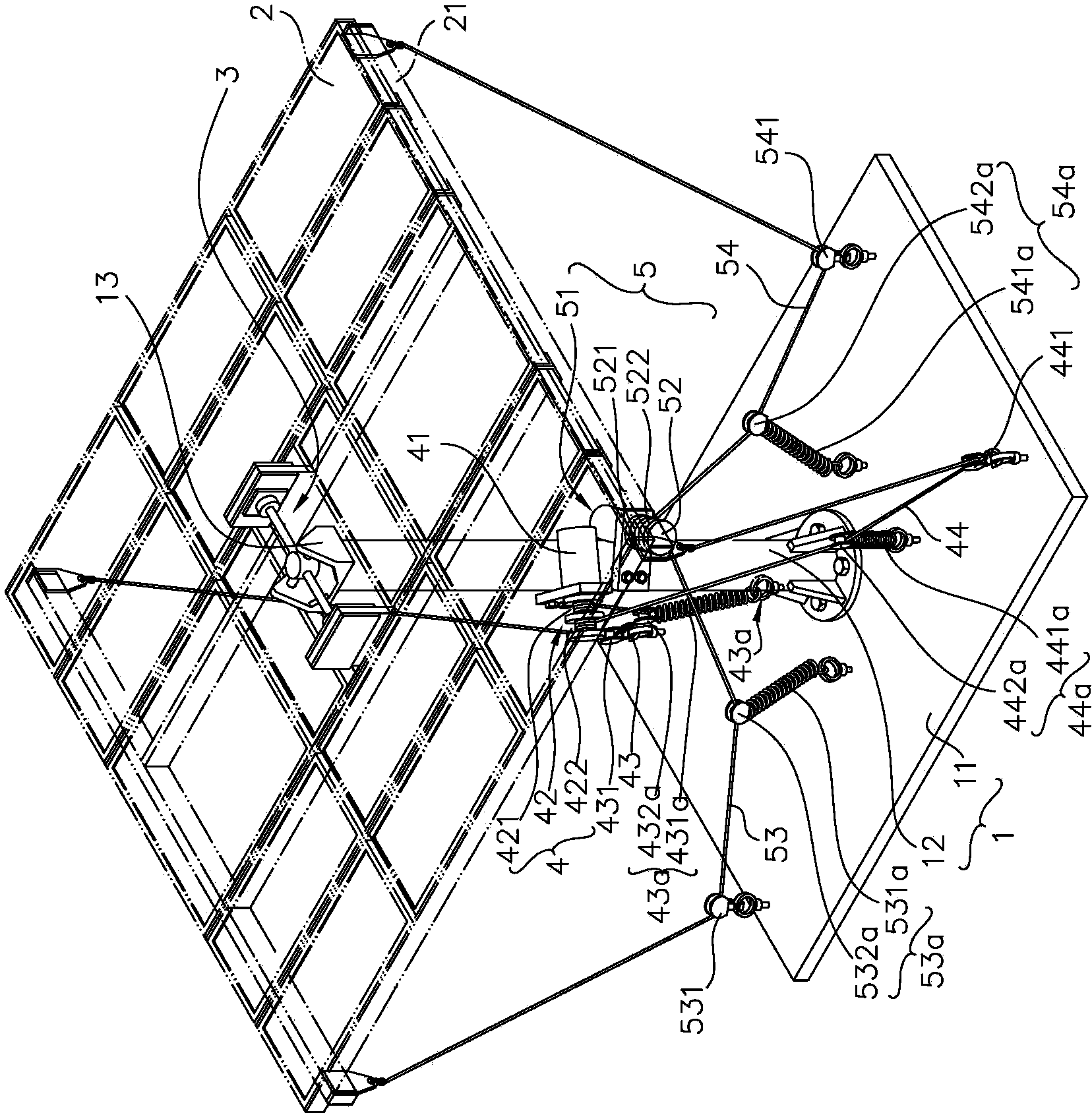 Traction control device of sun-chasing type solar power generating mechanism