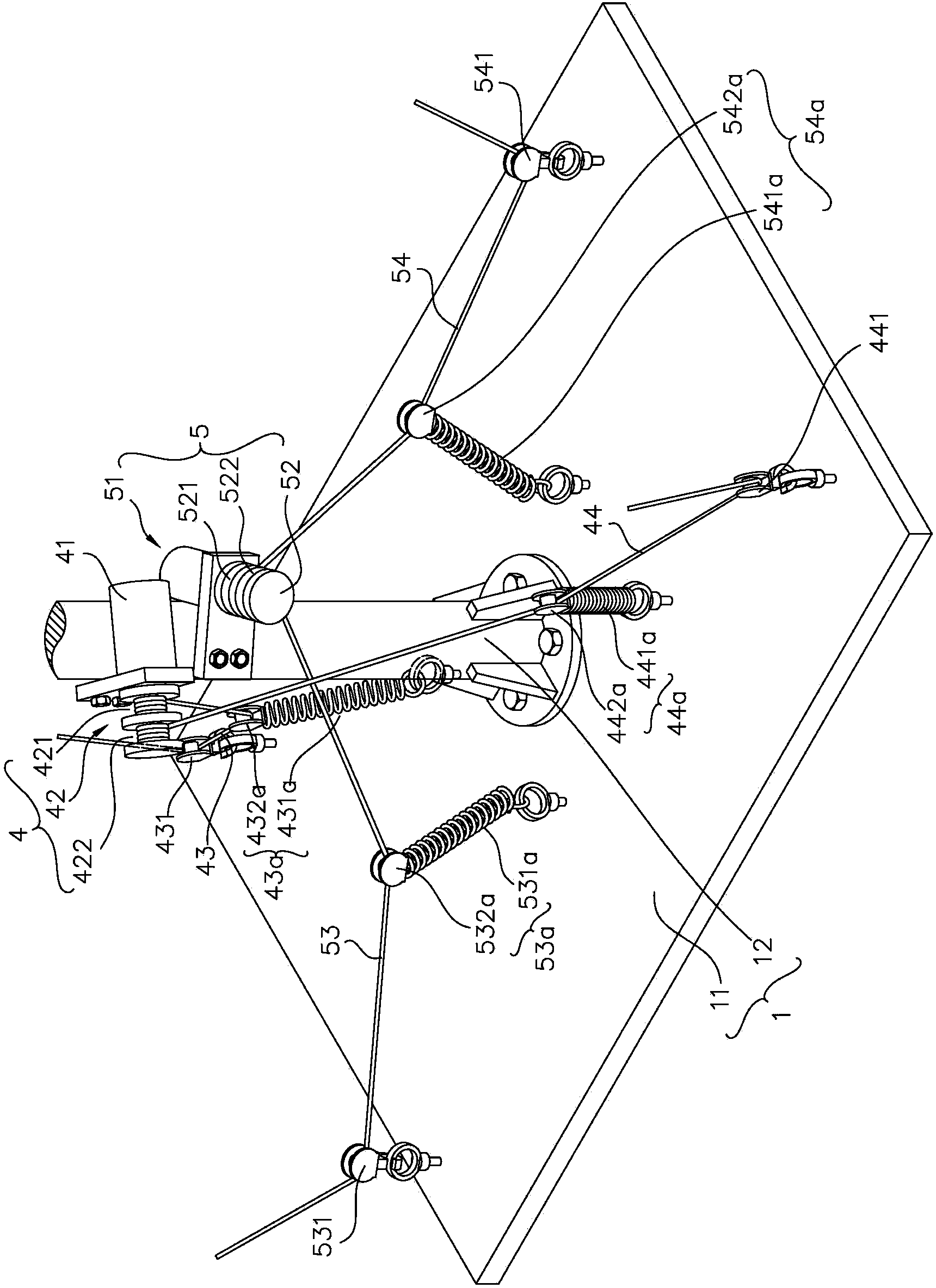 Traction control device of sun-chasing type solar power generating mechanism