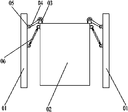 Splicing type unfolding device for planar antenna of aerospace craft