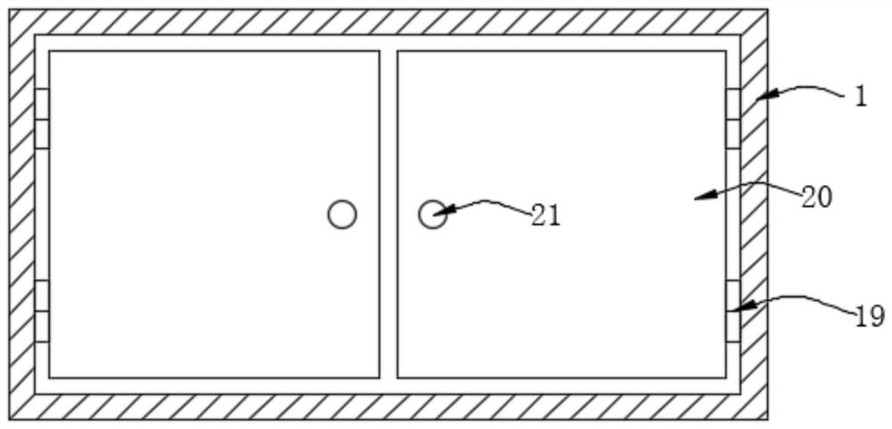 Auxiliary leveling structure for mounting assembled cabinet