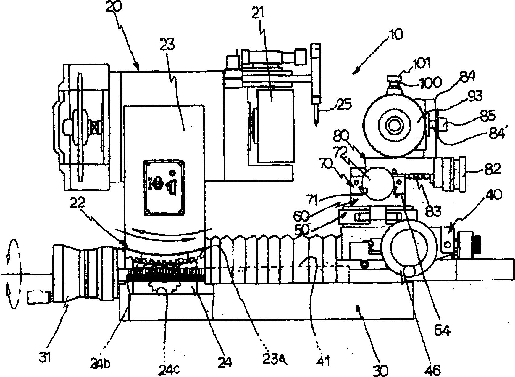 Tool grinding machine