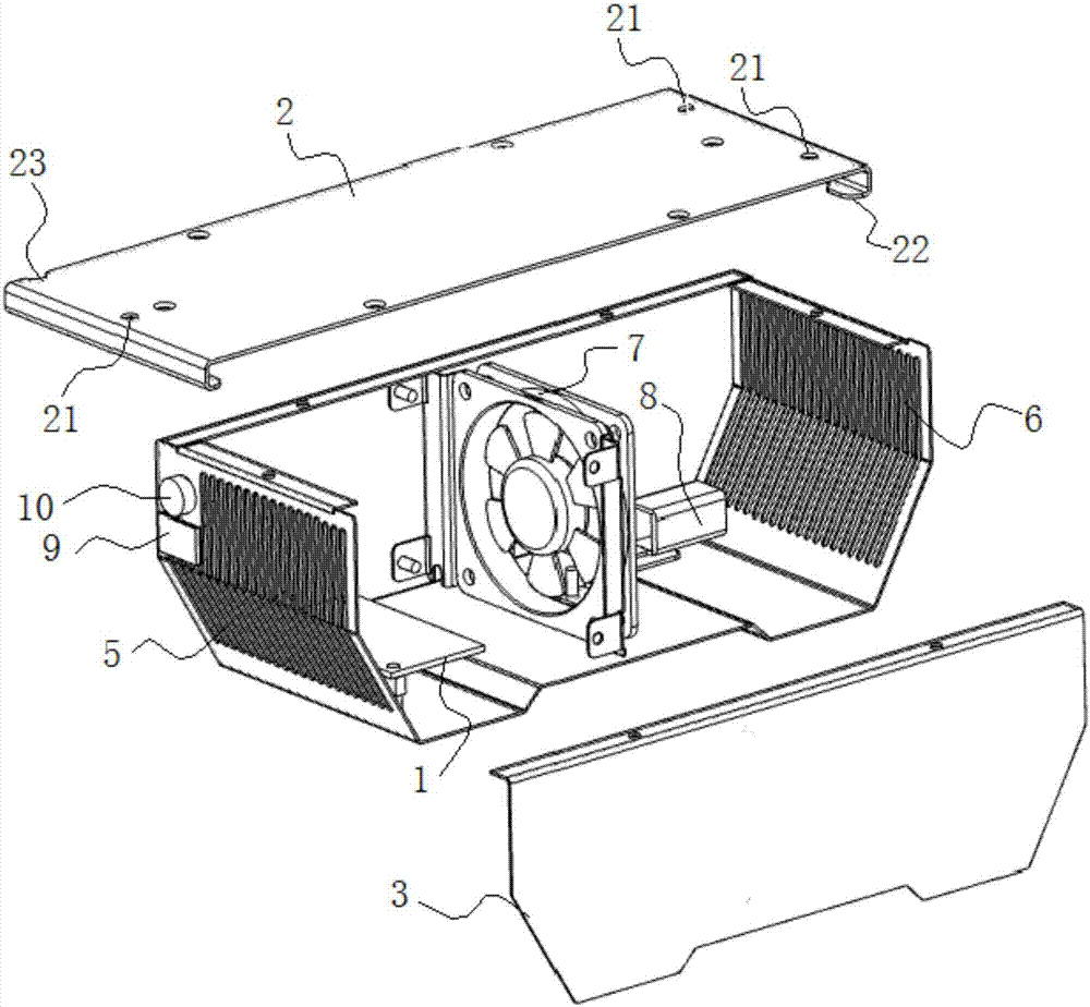 Fresh air odor removing machine