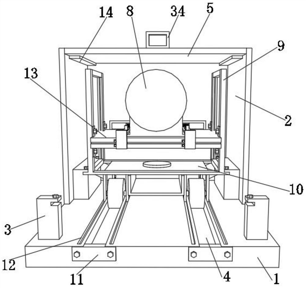 Detachable motor mounting structure with protection function and mounting method thereof