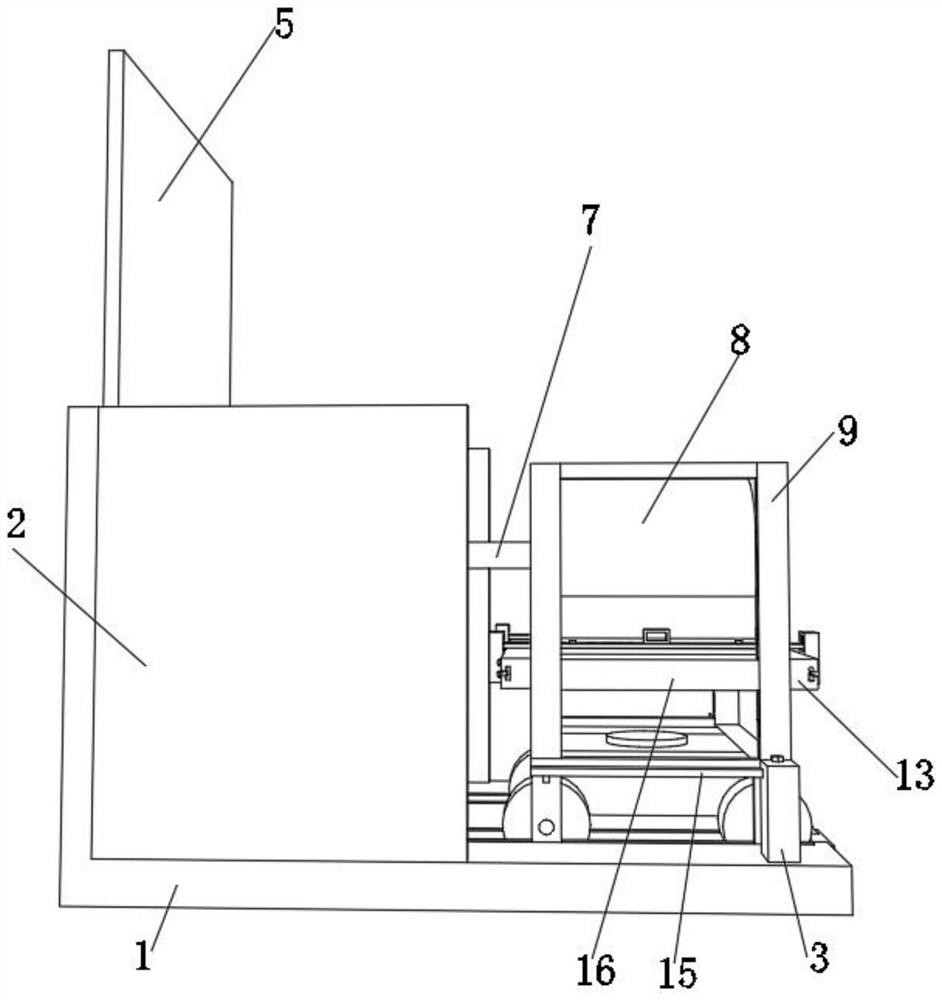 Detachable motor mounting structure with protection function and mounting method thereof