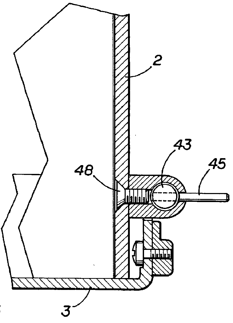 Latching hinged cover