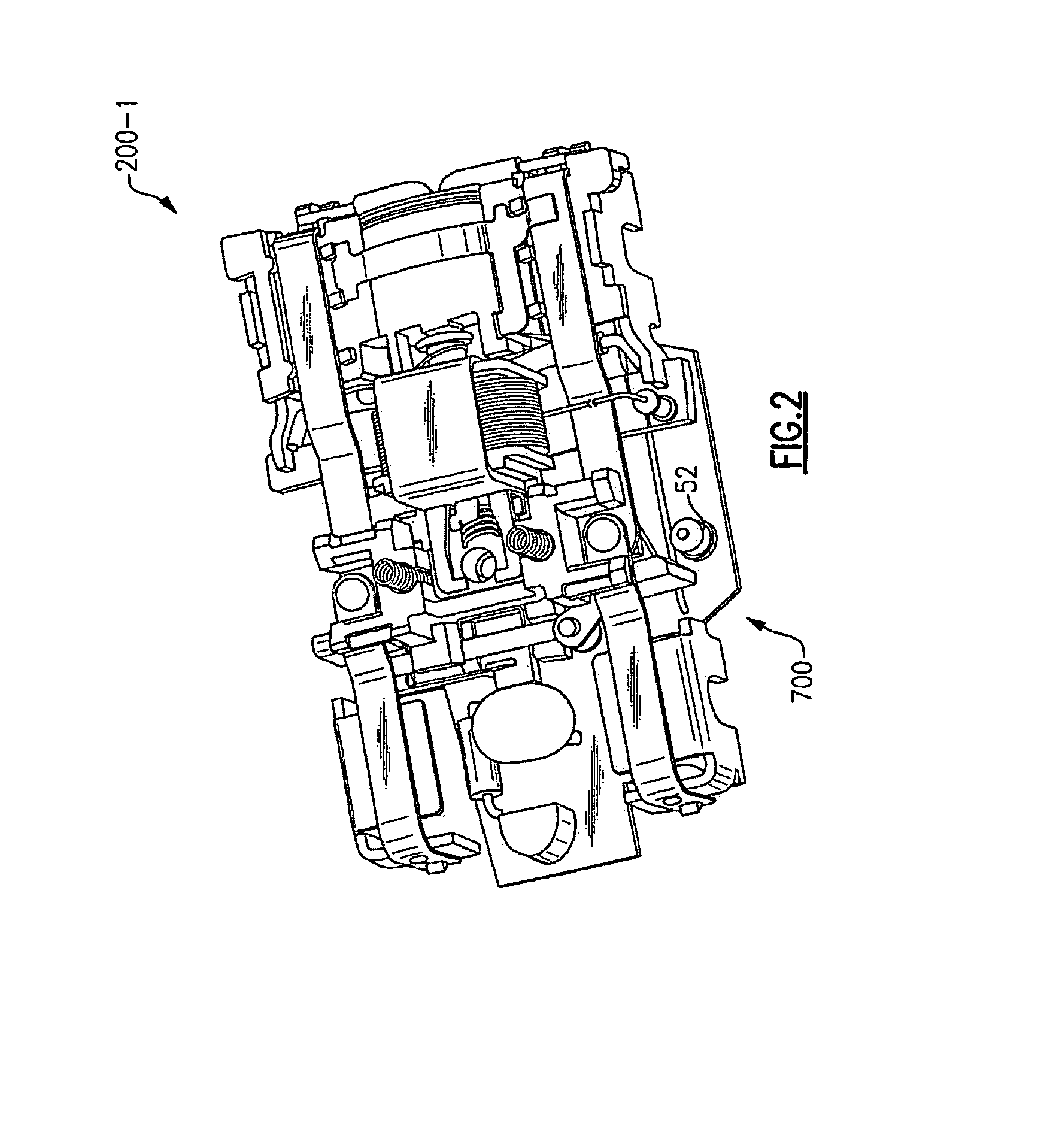 Electrical device with circuit status indicator