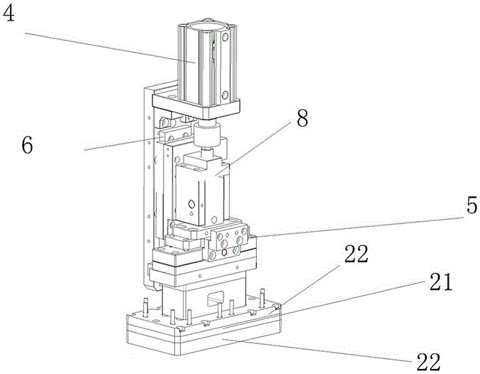 Hot press molding device for adhesive films