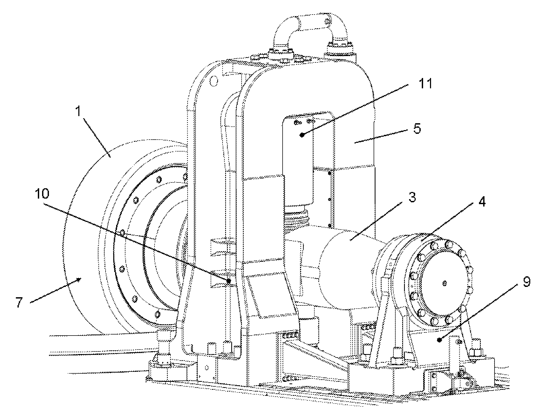 Method for monitoring a grinding system and grinding system comprising a monitoring device