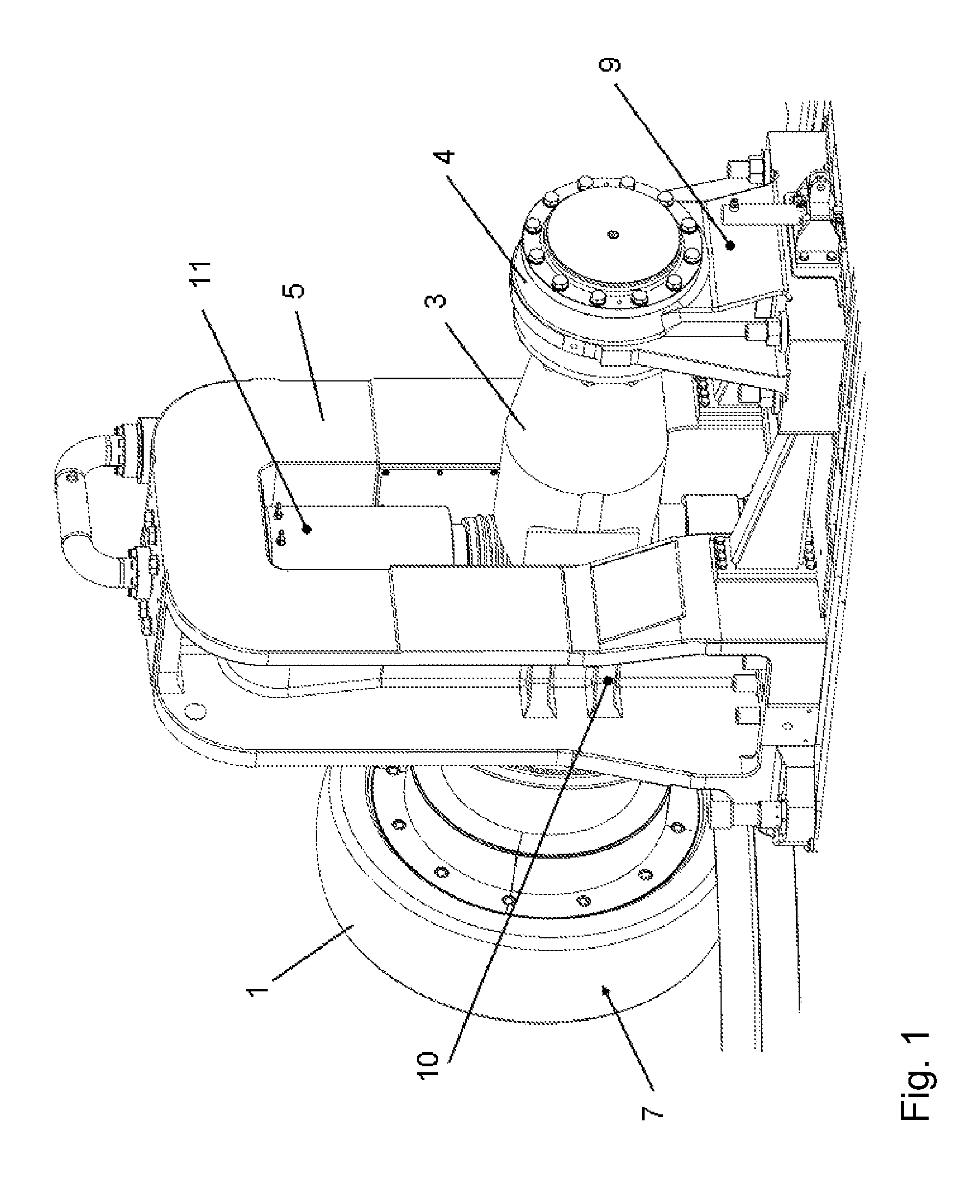 Method for monitoring a grinding system and grinding system comprising a monitoring device