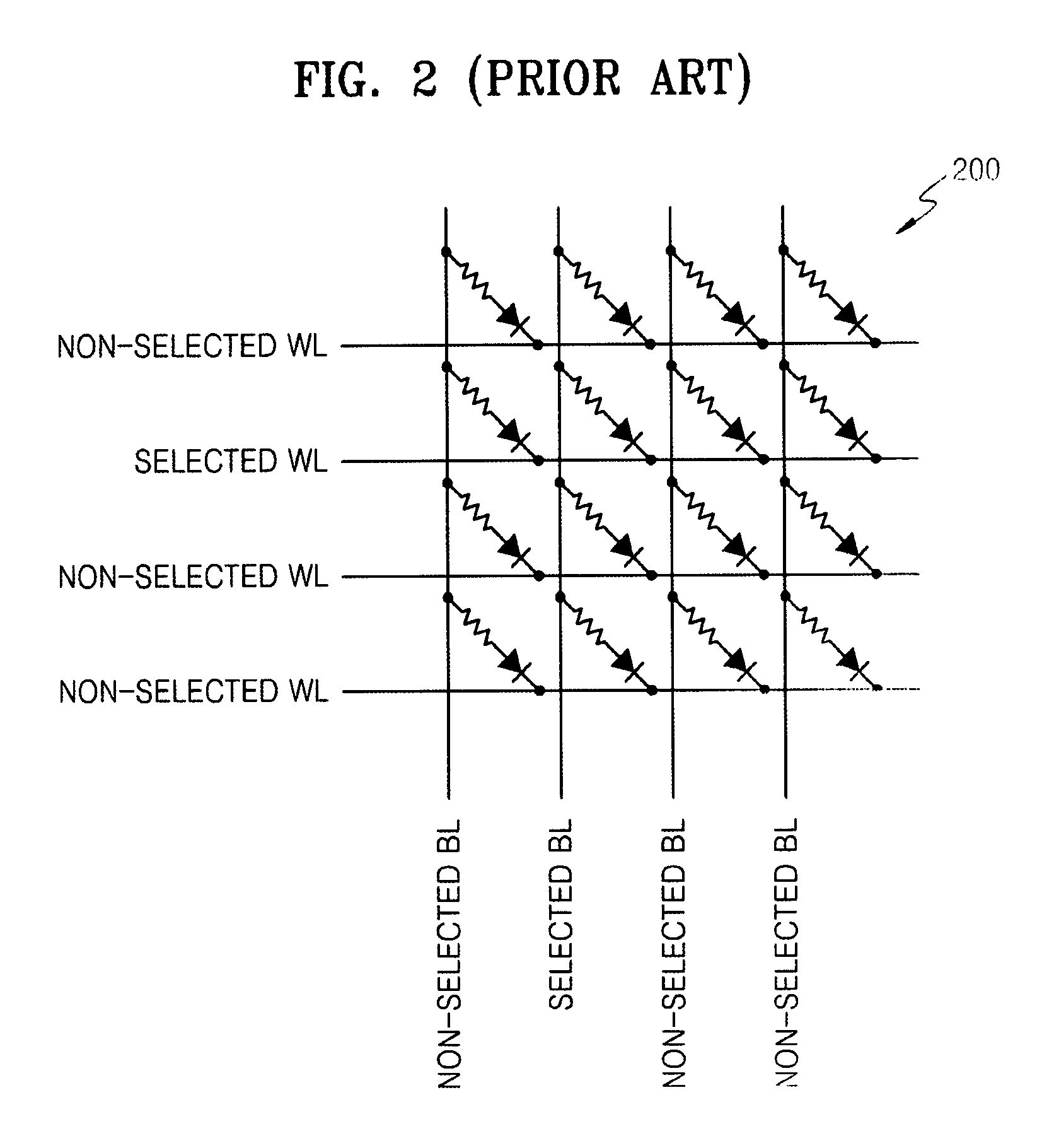 Phase change random access memory device having variable drive voltage circuit