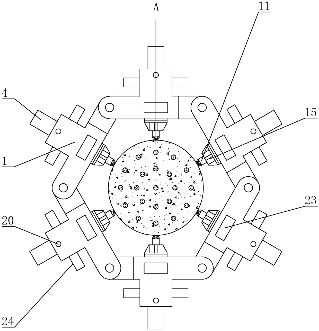 Reinforced concrete pile crusher