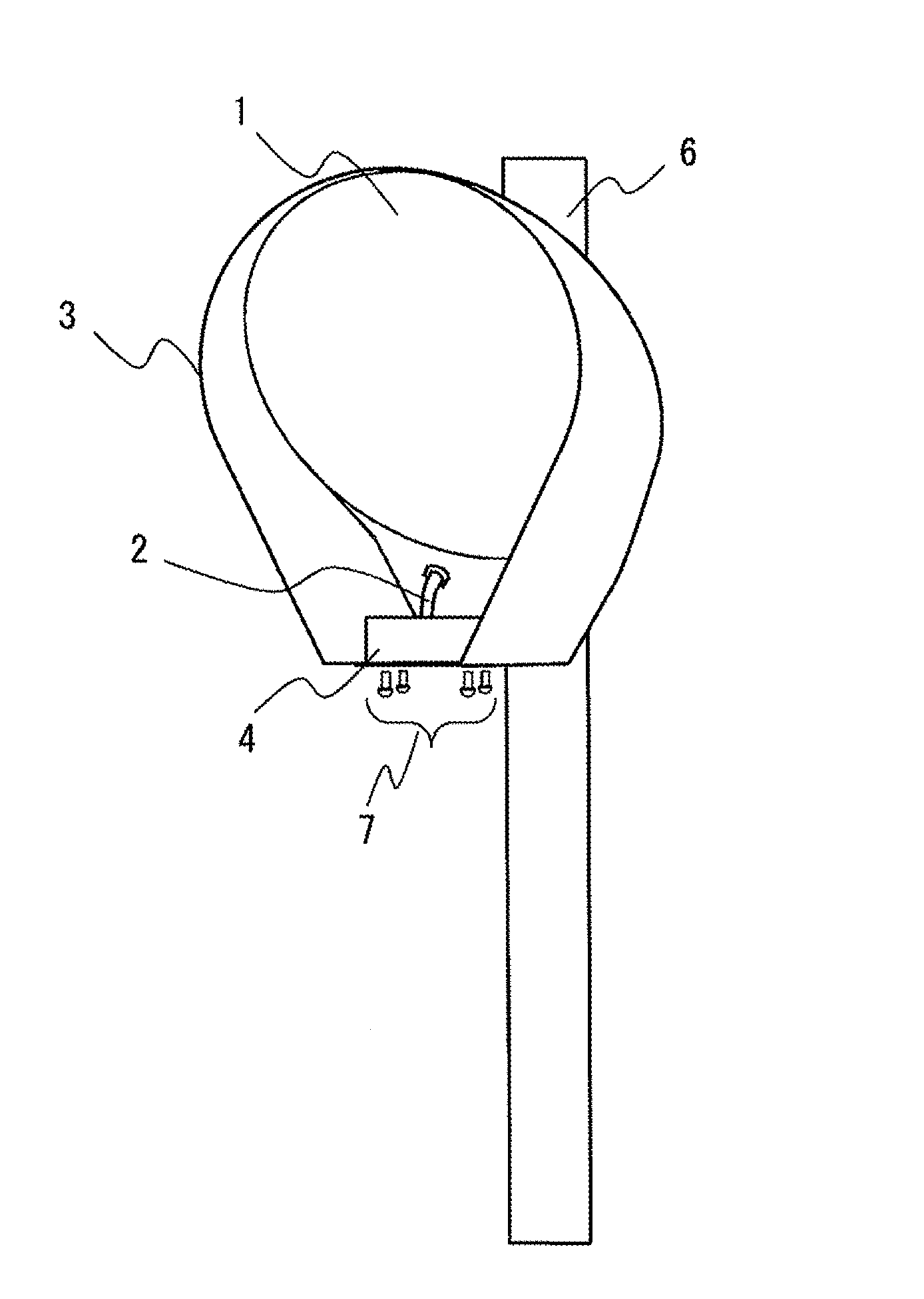 Antenna device and method for attaching the same