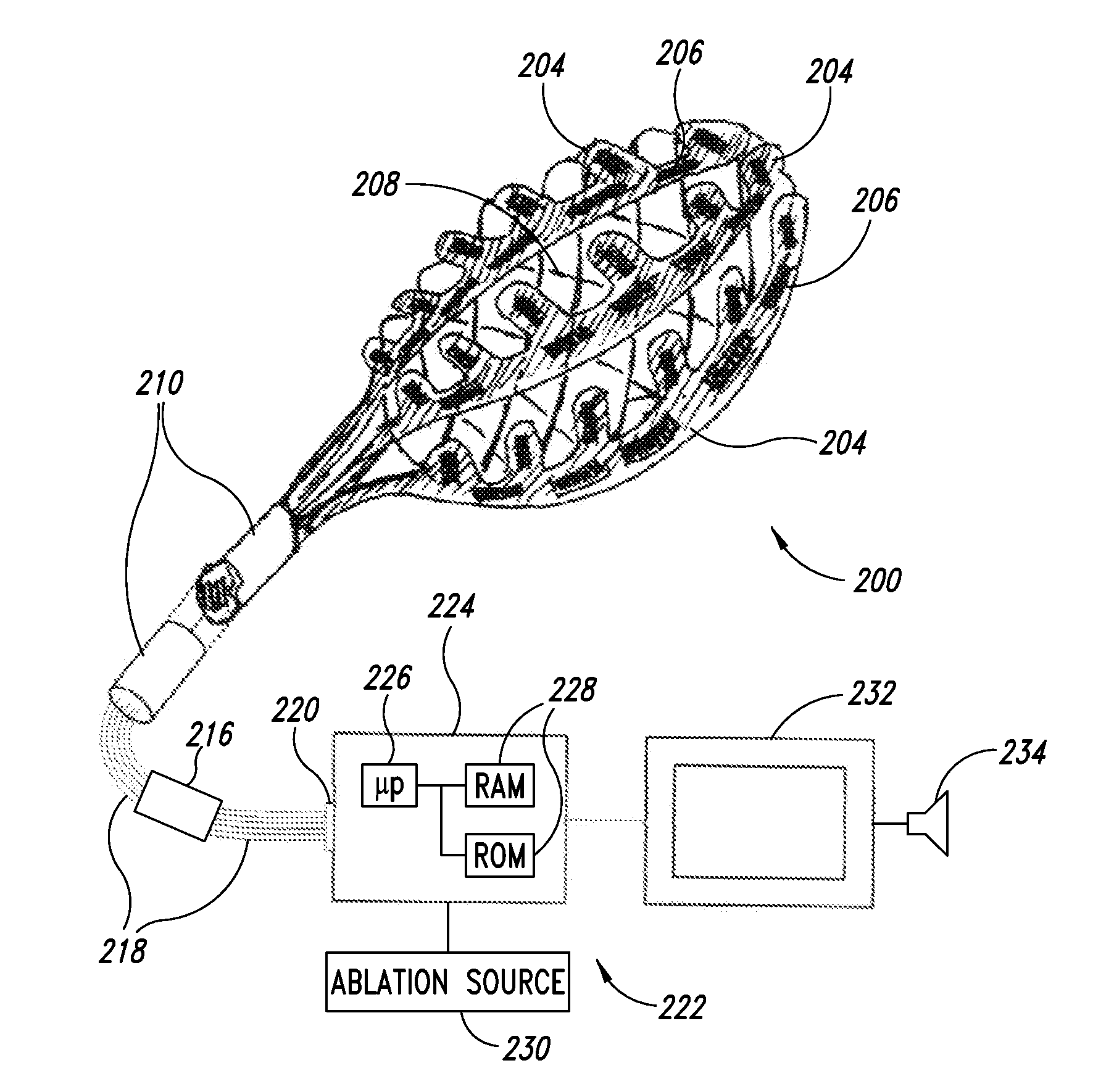 Medical device for use in bodily lumens, for example an atrium