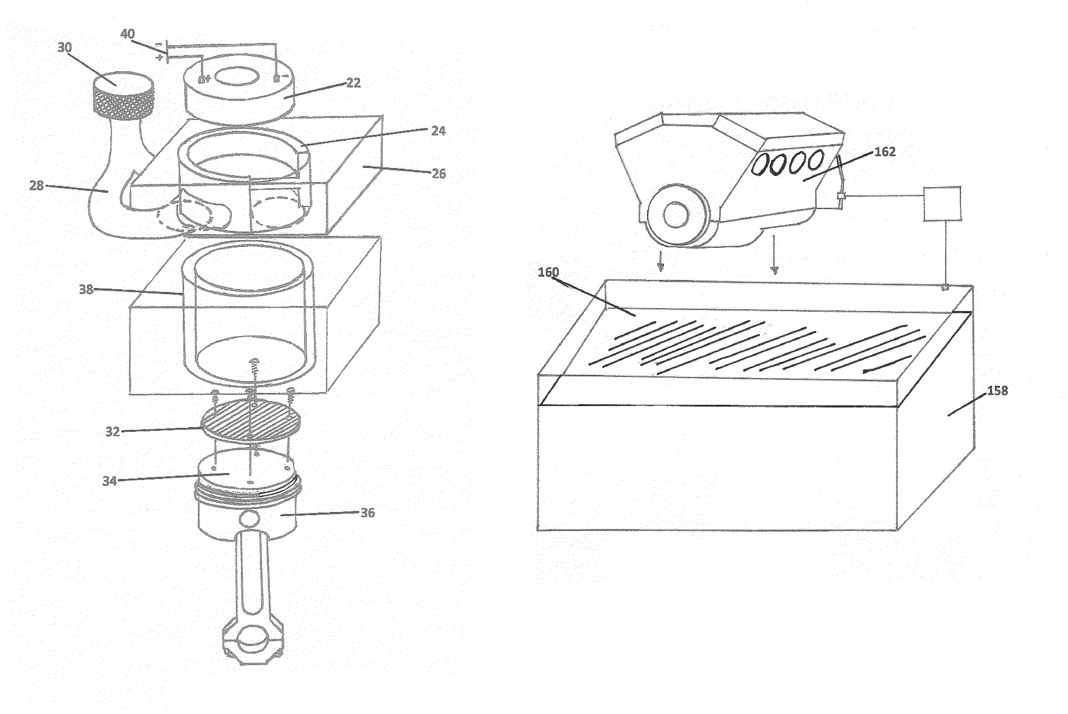 Magnetically propelled engine with magnetic field reduction