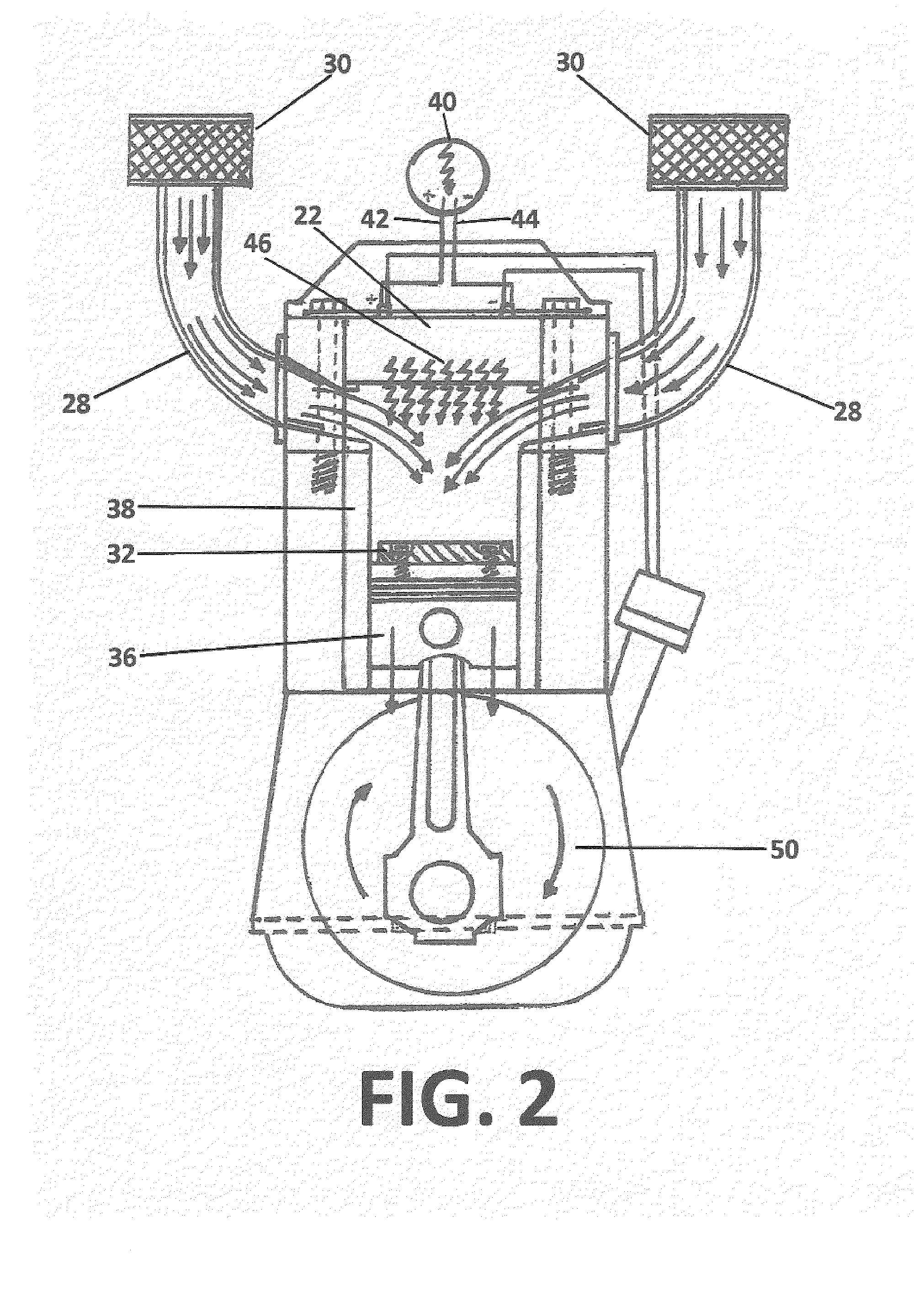 Magnetically propelled engine with magnetic field reduction