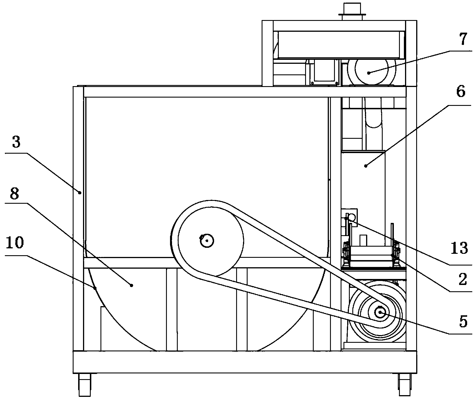 Biochemical treatment equipment for kitchen waste