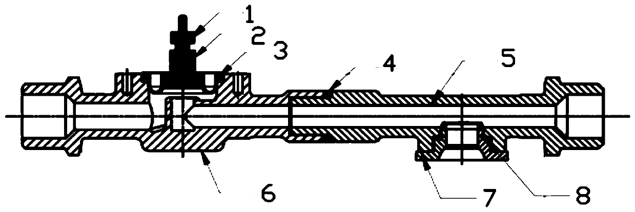 Indirect metering method of digital gas flow based on amdf algorithm