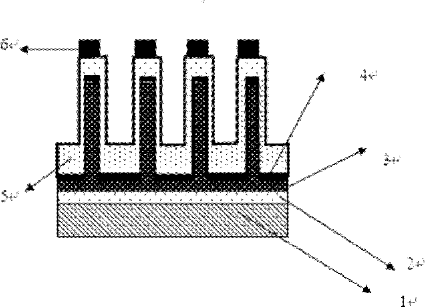 CIGS nanostructure thin-film photovoltaic battery and preparation method thereof