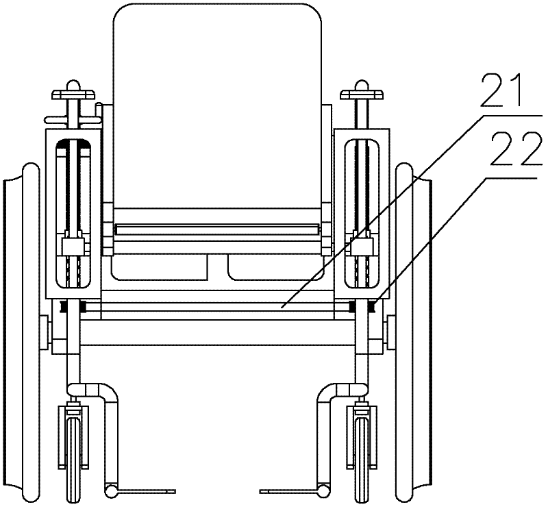 Liftable rehabilitation assistance wheelchair