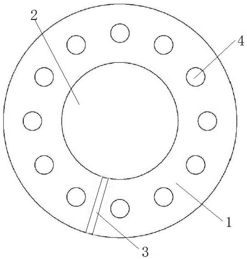 Rigid precast concrete pile with drainability