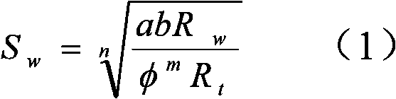 Method for determining stratum water saturation