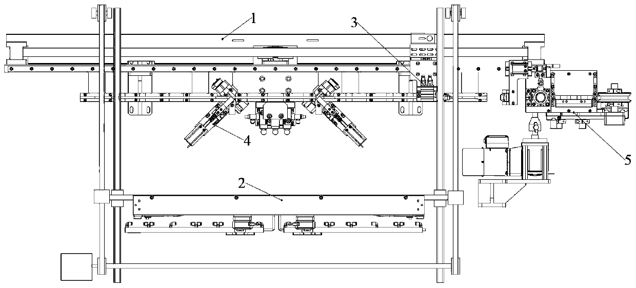 L-shaped upwarping bus bar automatic preparation device and preparation method of L-shaped upwarping bus bar