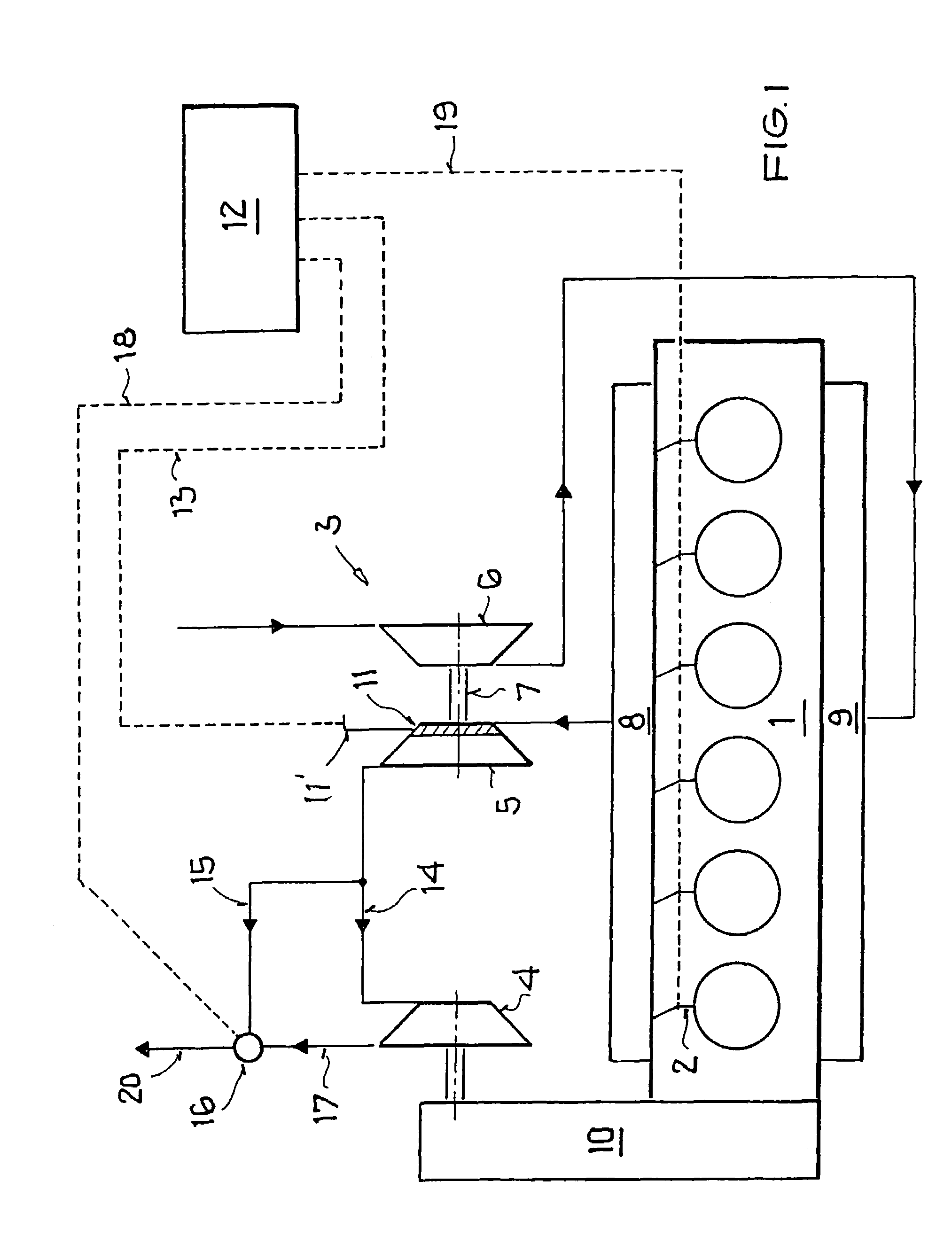 Internal combustion engine comprising an engine braking arrangement