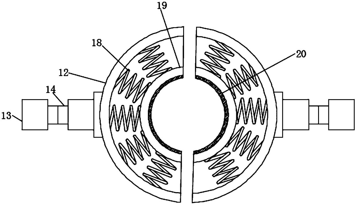 Efficient cleaning device for inner pot of electric pressure cooker