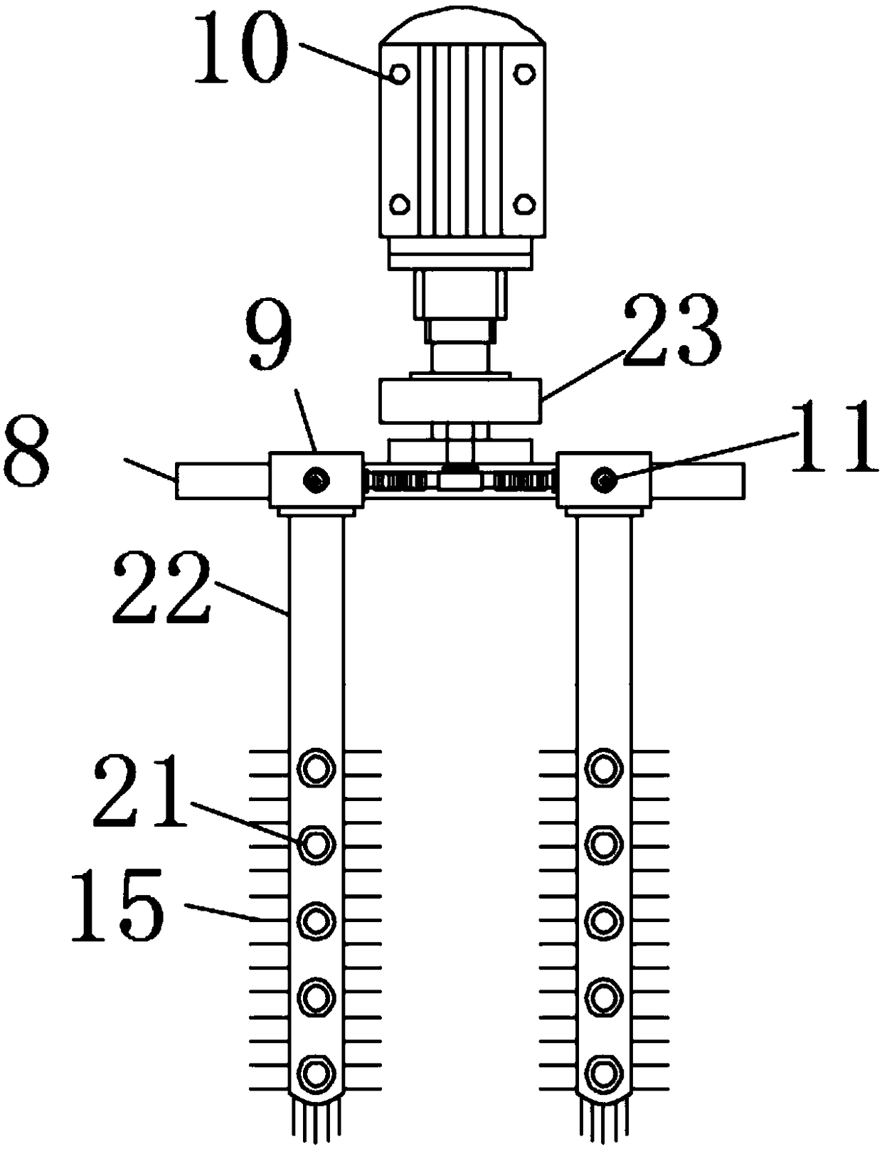 Efficient cleaning device for inner pot of electric pressure cooker