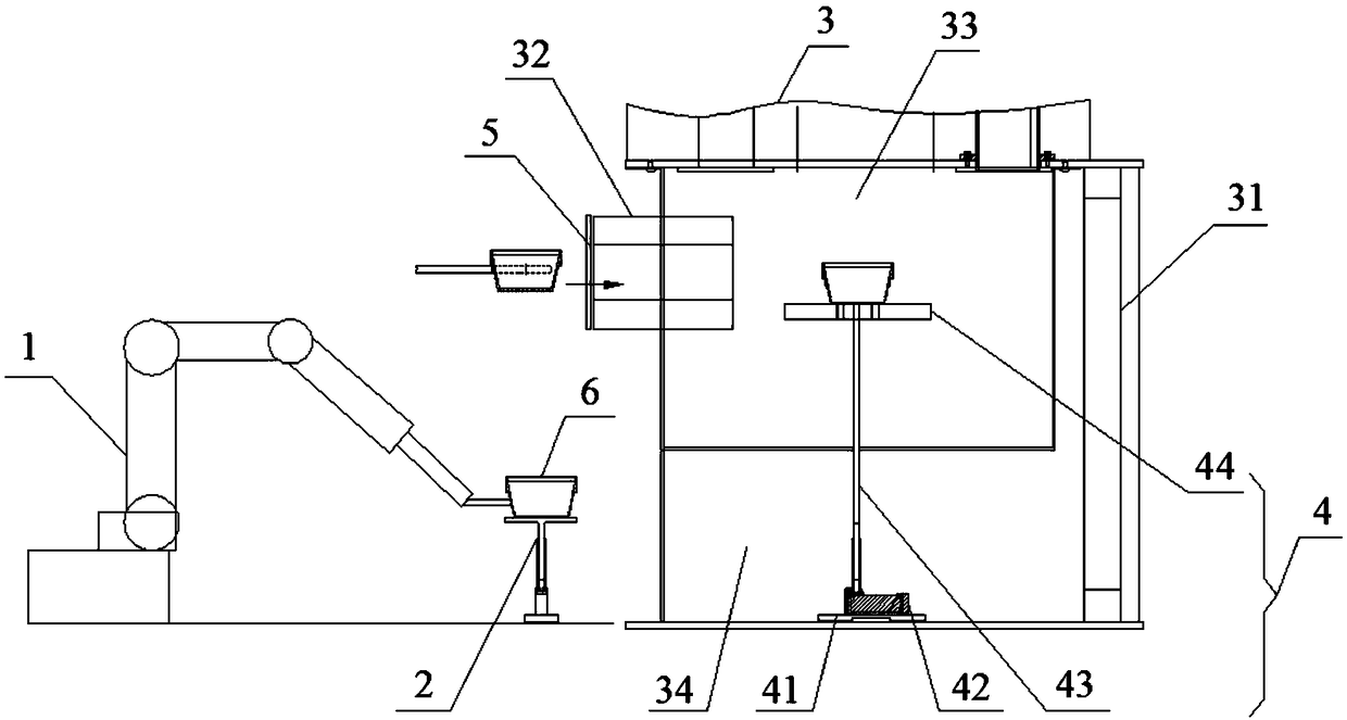 Material moisture online detection device and control method and control system thereof