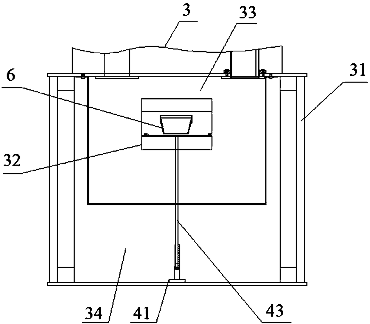 Material moisture online detection device and control method and control system thereof