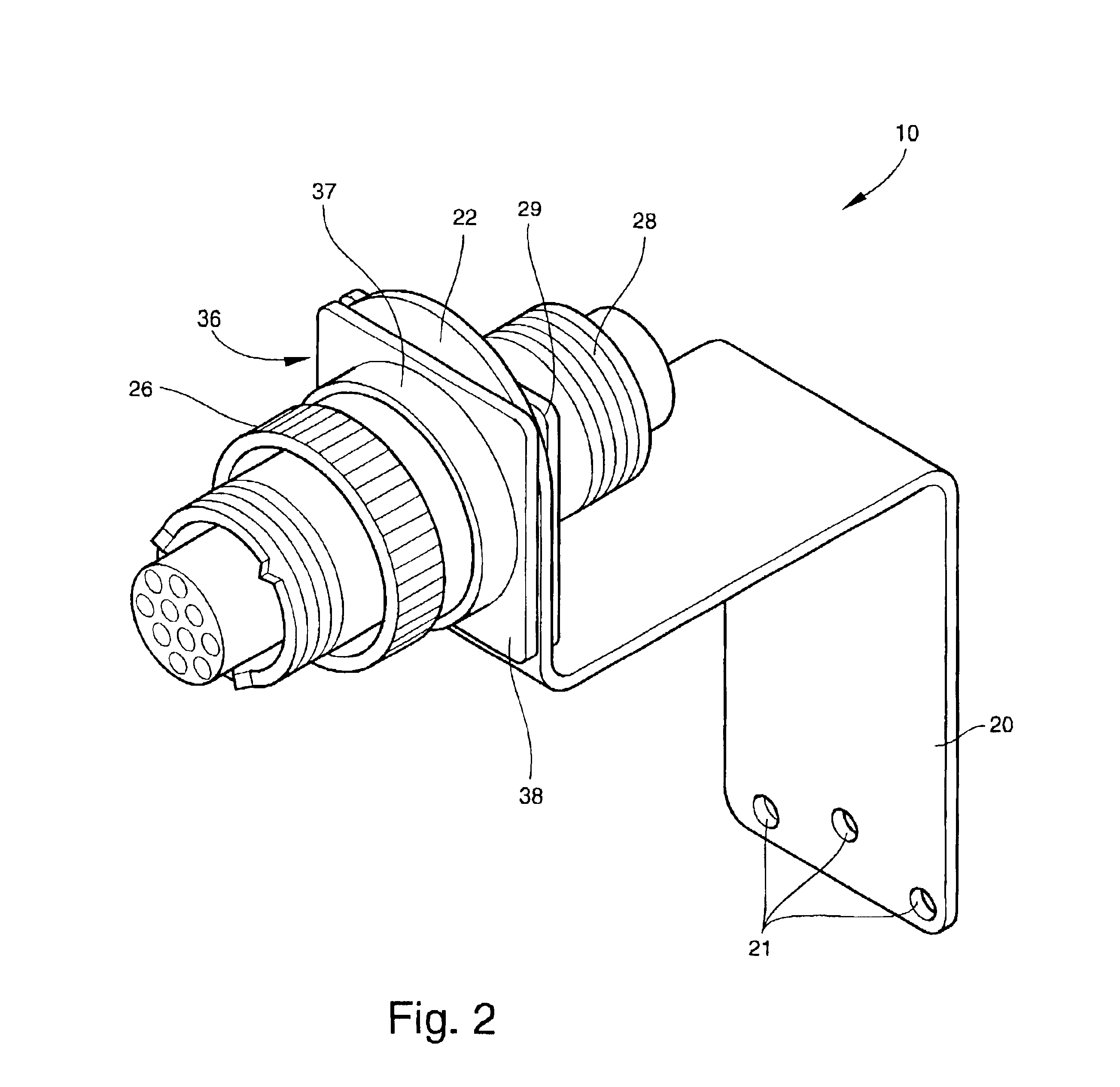 Quick release electrical connector