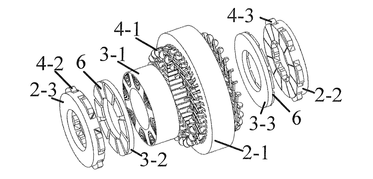 Motor with separated permanent magnet torque and reluctance torque and its optimal efficiency control