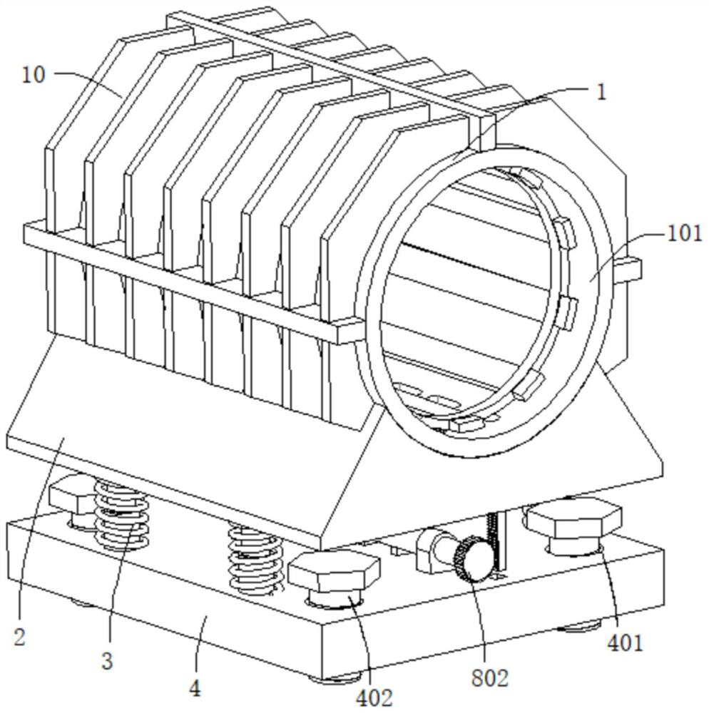 Lightweight high-strength motor base