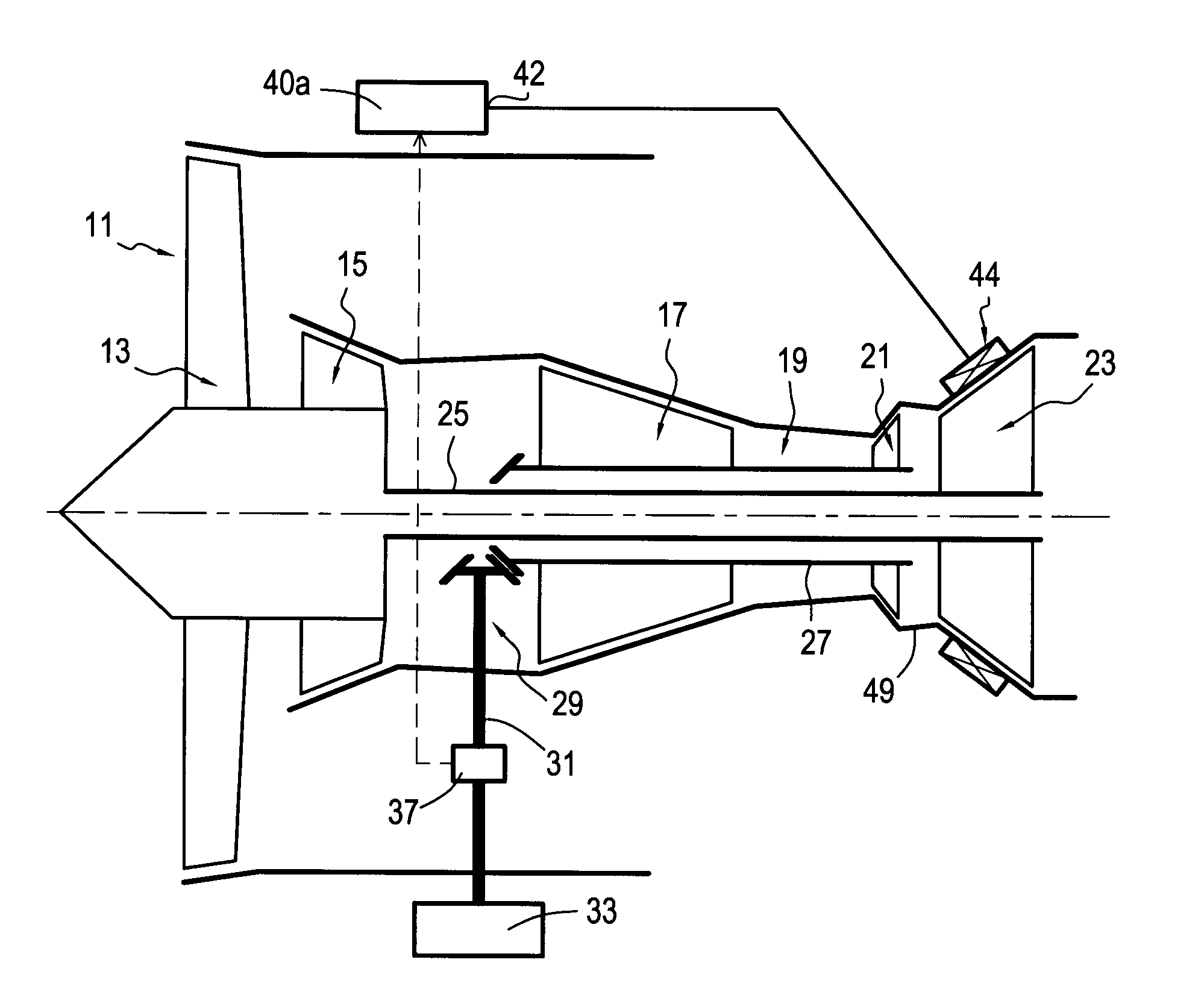 Method of taking off auxiliary power from an airplane turbojet, and a turbojet fitted to implement such a method