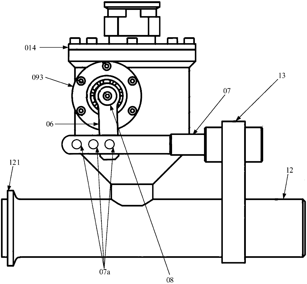 Sand valve and sand blasting and rust removal system