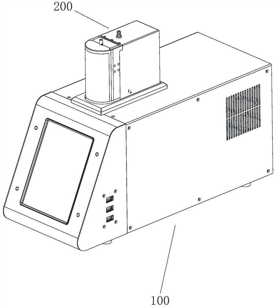 Diesel oil cold filter plugging point automatic determination system and determination method