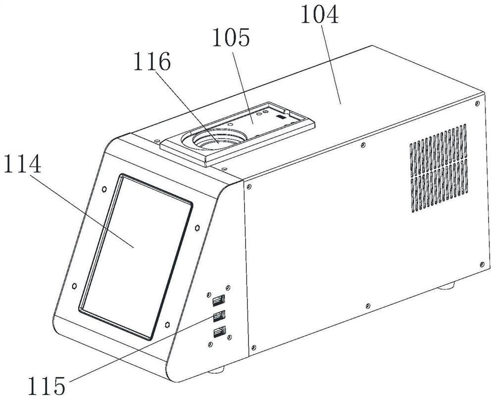 Diesel oil cold filter plugging point automatic determination system and determination method