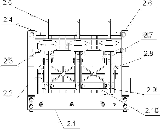 Gas insulating ring-network cabinet using SF6 gas as insulating and arc-extinguishing medium